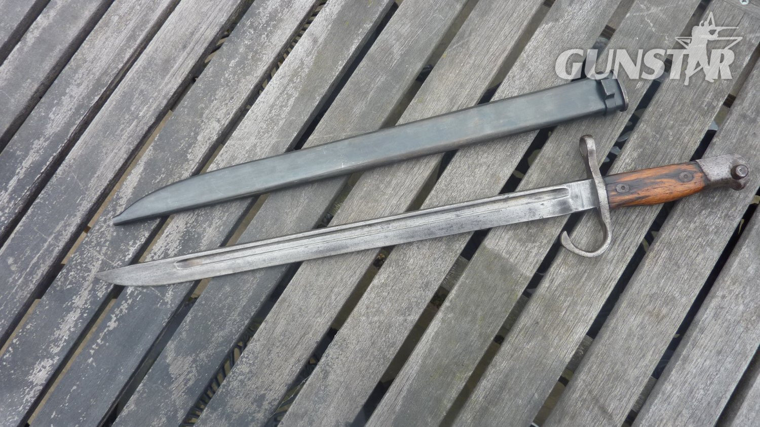 Japanese type 30 Arisaka rifle Bayonet - {CATEGORY} in 