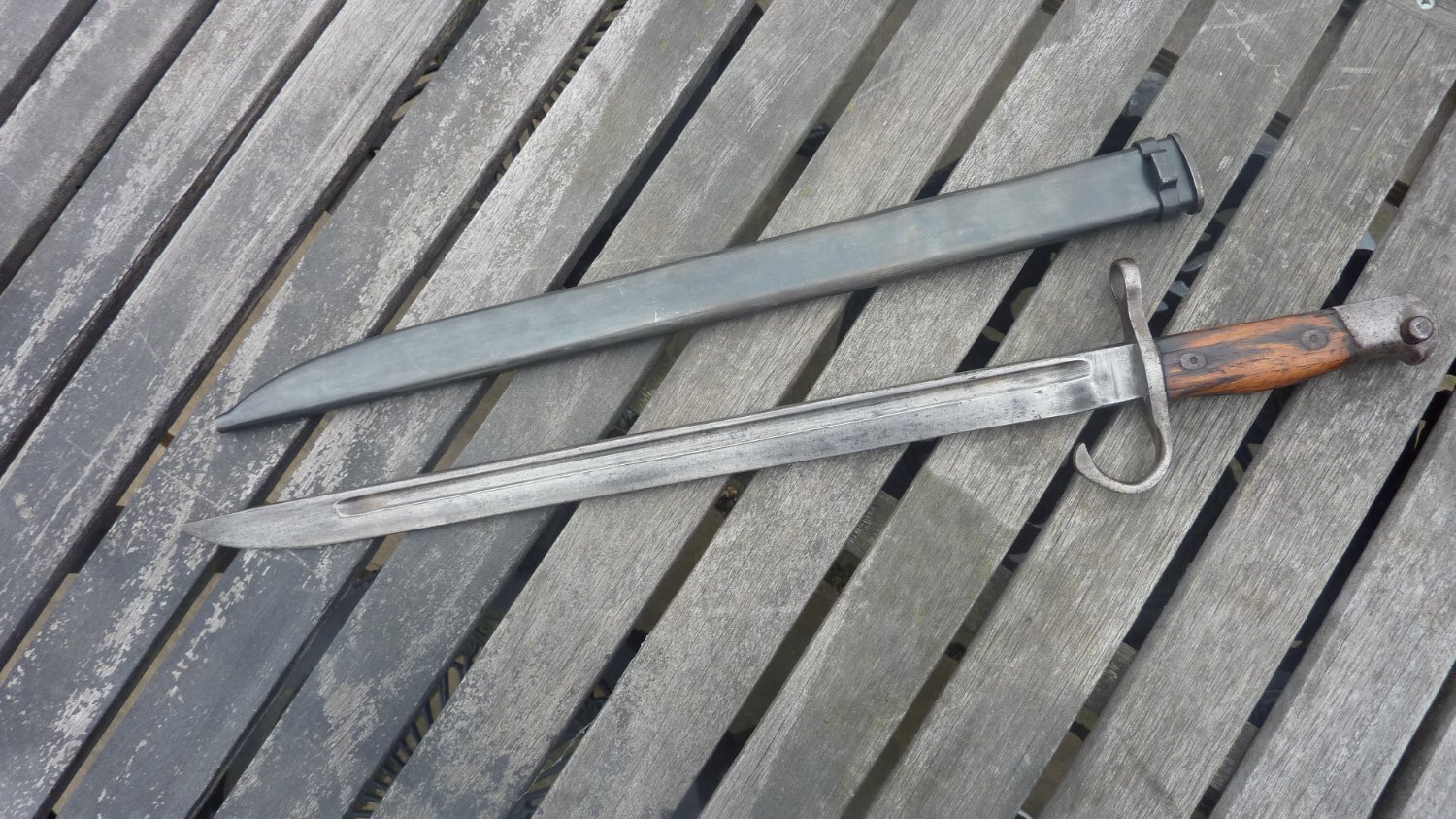Japanese type 30 Arisaka rifle Bayonet - {CATEGORY} in 