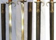 Rare** British, Pattern 1907, 1908 Dated, Hooked Quillon Bayonet and Scabbard by RSAF Enfield to the Royal Irish Regiment. Sn 23484:120 Bayonet