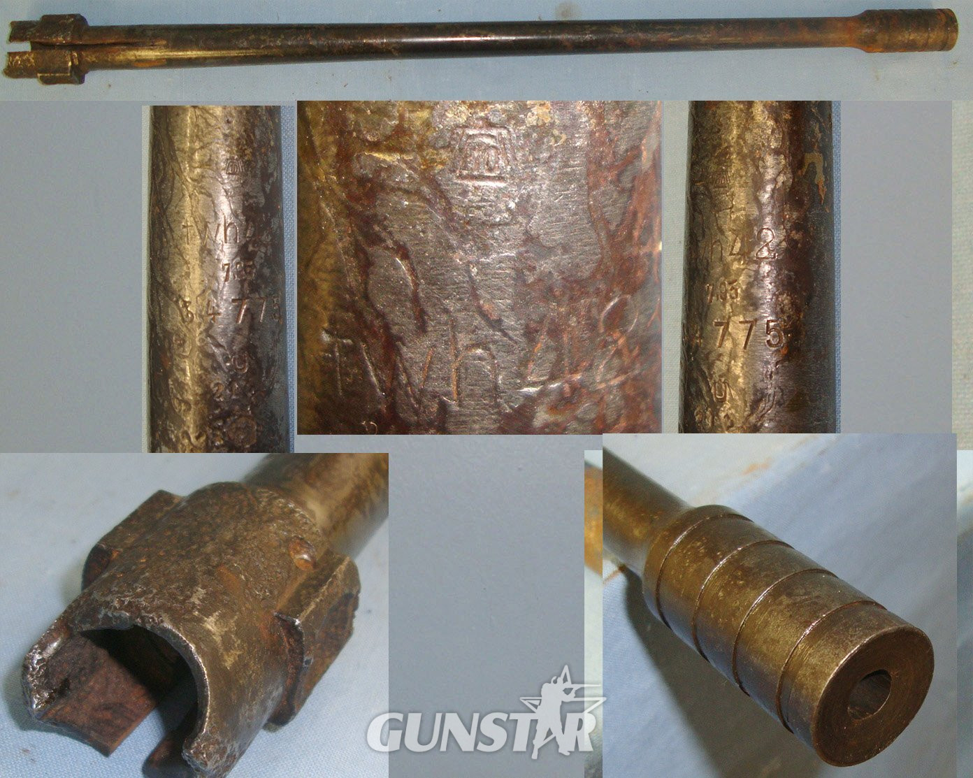 Mauser With Luftwaffe Inspection Marks And Nazi Manufacturer Code ‘twh’. D 1486 None  Machine Gun