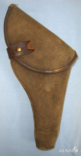 WW1 Pattern, British Royal Marines Officer WW1 Pattern, British Royal Marines Officer's Leather Holster Covered In Olive Li Care & Storage in 