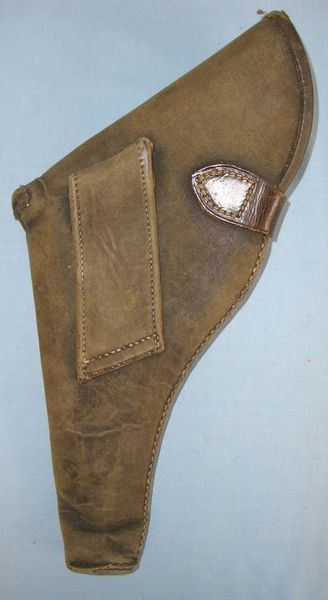 WW1 Pattern, British Royal Marines Officer WW1 Pattern, British Royal Marines Officer's Leather Holster Covered In Olive Li Care & Storage