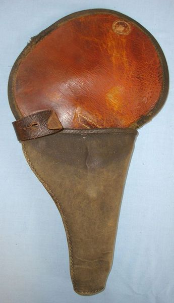  WW1 Pattern, British Royal Marines Officer WW1 Pattern, British Royal Marines Officer's Leather Holster Covered In Olive Li Care & Storage