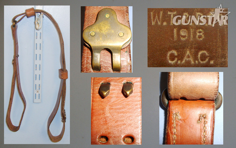 American Dated 1918 Leather Sling for the Springfield Rifle Made by ‘Westboro Trunk & Bag Co. 19966:27. American Dated 1918 Leather Sling for the Springfield Rifle Made by ‘Westboro Trunk & Bag Co. 19966:27. Other Accessory