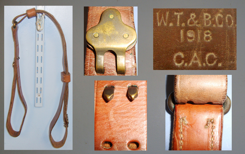 American Dated 1918 Leather Sling for the Springfield Rifle Made by ‘Westboro Trunk & Bag Co. 19966:27. American Dated 1918 Leather Sling for the Springfield Rifle Made by ‘Westboro Trunk & Bag Co. 19966:27. Other Accessory