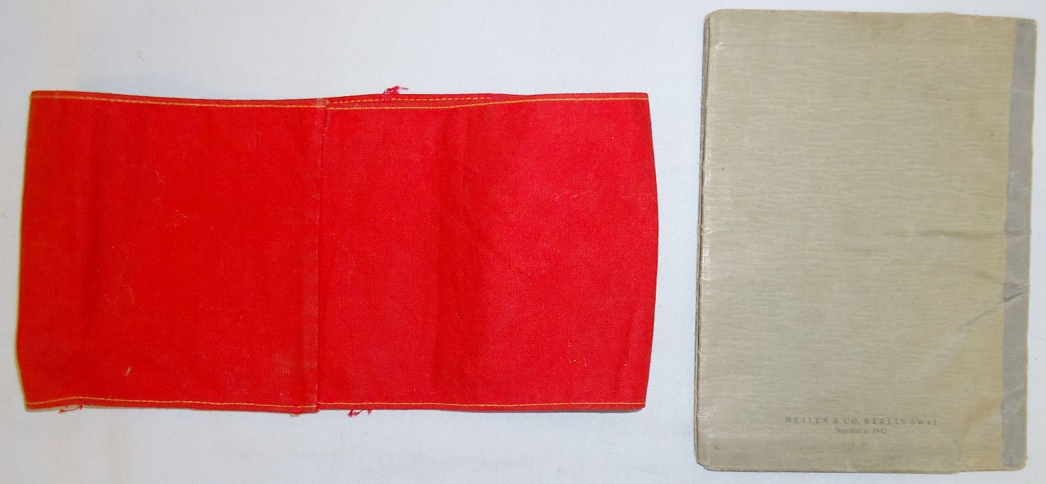  Original WWII Nazi ‘Wehrpaß’ Military Passport for a Max Jager and NSDAP Armband. N 182. Original WWII Nazi ‘Wehrpaß’ Military Passport for a Max Jager and NSDAP Armband. N 182. Antique & Militaria