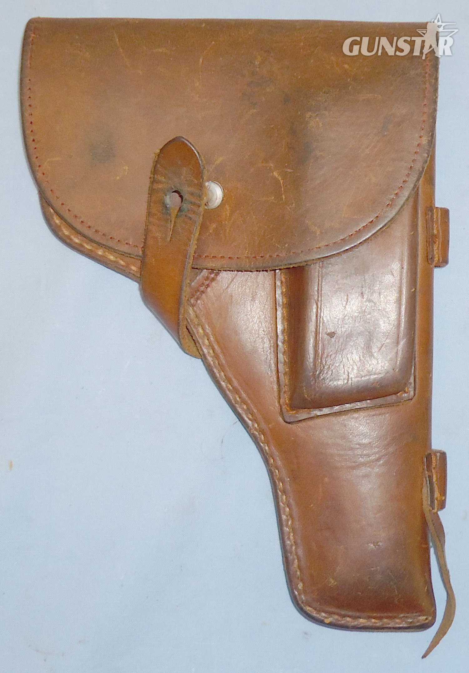 Officers Private Purchase Quality Leather Holster for the Browning Hi Power Semi-Automatic Pistol. Sn 8896. Officers Private Purchase Quality Leather Holster for the Browning Hi Power Semi-Automatic Pistol. Sn 8896. Antique & Militaria in 