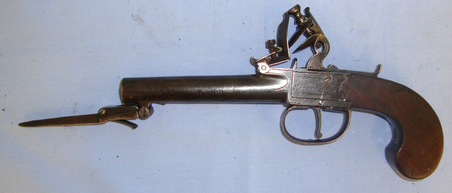  Mothershead With Screw Off Barrel, Safety Bolt & Folding Sprung Bayonet. Sn 21703 .54 Cal Muzzleloader Muzzleloader