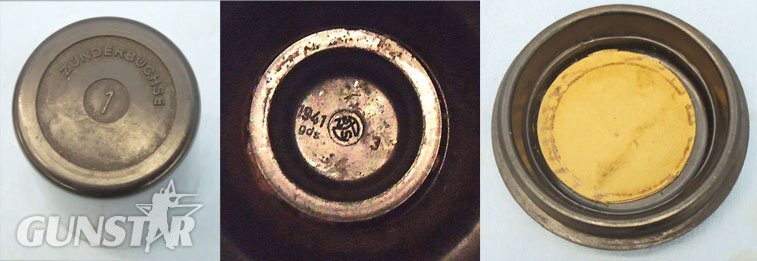  INERT. Unfired, WW2, 1943 Dated, German ZtZ.S/30 Fg1 Clockwork Time Fuze in its Original Bakelite Transit Container. - O 2215 INERT. Unfired, WW2, 1943 Dated, German ZtZ.S/30 Fg1 Clockwork Time Fuze in its Original Bakelite Transit Container. - O 2215  Other Ammunition