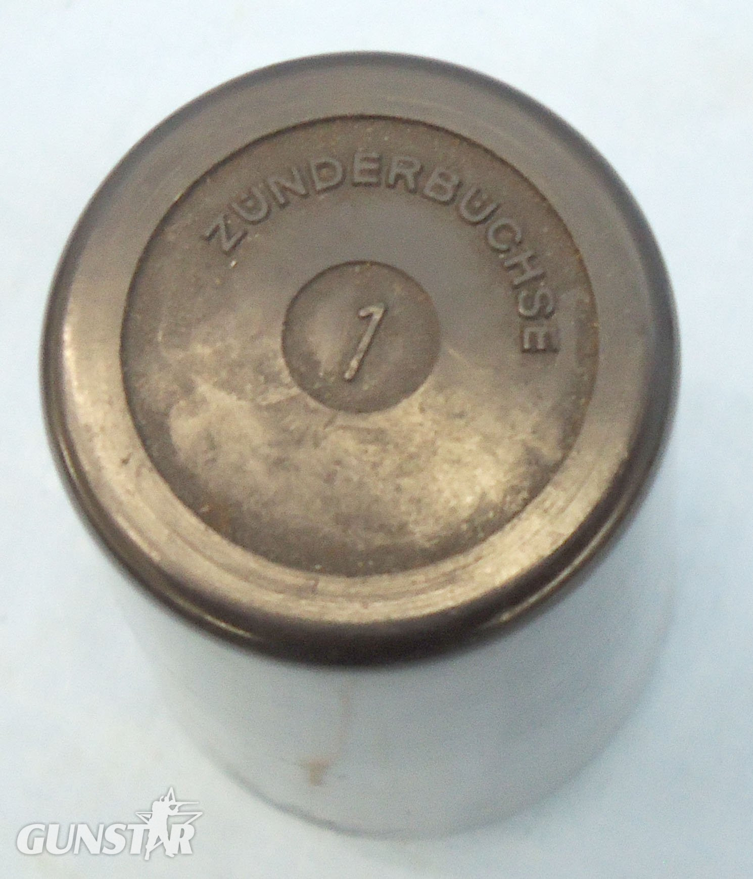 {CATEGORY} - INERT. Unfired, WW2, 1943 Dated, German ZtZ.S/30 Fg1 Clockwork Time Fuze in its Original Bakelite Transit Container. - O 2215 INERT. Unfired, WW2, 1943 Dated, German ZtZ.S/30 Fg1 Clockwork Time Fuze in its Original Bakelite Transit Container. - O 2215  Other Ammunition in 