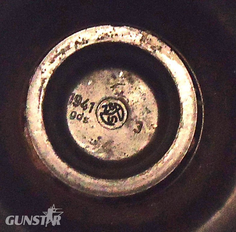 {CATEGORY} - INERT. Unfired, WW2, 1943 Dated, German ZtZ.S/30 Fg1 Clockwork Time Fuze in its Original Bakelite Transit Container. - O 2215 INERT. Unfired, WW2, 1943 Dated, German ZtZ.S/30 Fg1 Clockwork Time Fuze in its Original Bakelite Transit Container. - O 2215  Other Ammunition
