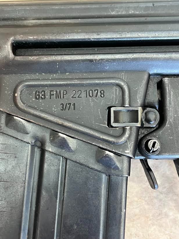 {CATEGORY} - Genuine Rhodesian Army Marked G3 7.62mm Rifle  HK Bolt Action 7.62x51mm NATO Rifle in 