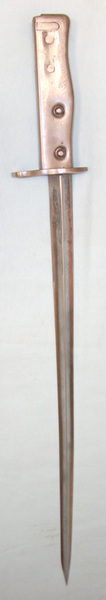  Rare* WW1 German Ersatz Bayonet Made Using A British 1853 Pattern Socket Bayonet Blade. Sn 8424:83 Bayonet