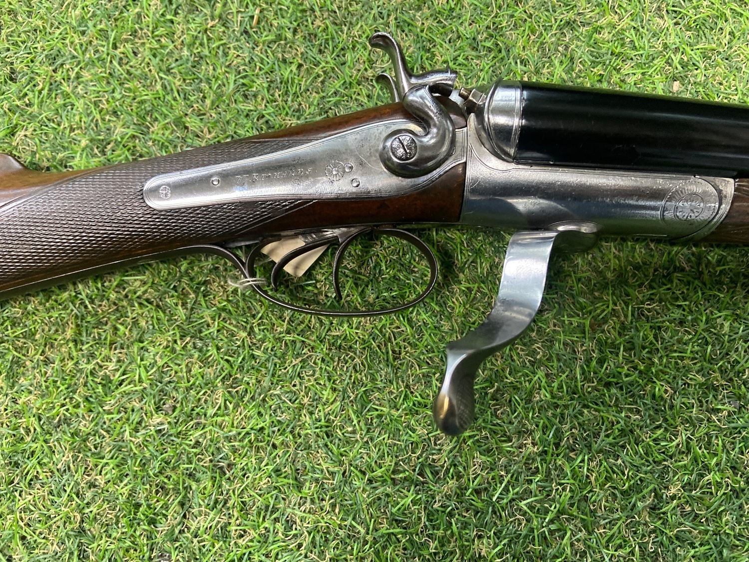 {CATEGORY} - W. Richards 12g hammer Side By Side 12 Bore/gauge in 