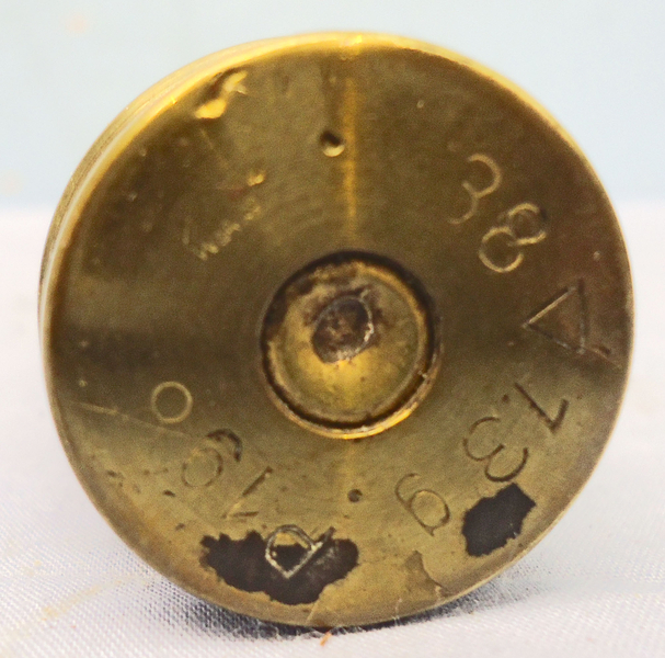 INERT DEACTIVATED. German, WW2, 1938 Dated, 20mm Soluthern (20x138B) (Flak 30 & 38) High Explosive (HE) Practice Round. - O 1936 INERT DEACTIVATED. German, WW2, 1938 Dated, 20mm Soluthern (20x138B) (Flak 30 & 38) High Explosive (HE) Practice Round. - O 1936  Other Ammunition