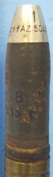 INERT DEACTIVATED. German, WW2, 1938 Dated, 20mm Soluthern (20x138B) (Flak 30 & 38) High Explosive (HE) Practice Round. - O 1936 INERT DEACTIVATED. German, WW2, 1938 Dated, 20mm Soluthern (20x138B) (Flak 30 & 38) High Explosive (HE) Practice Round. - O 1936  Other Ammunition - {CATEGORY}