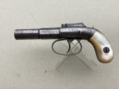 Gordon.. Sunderland Bar Hammer pocket pistol .40 Muzzleloader