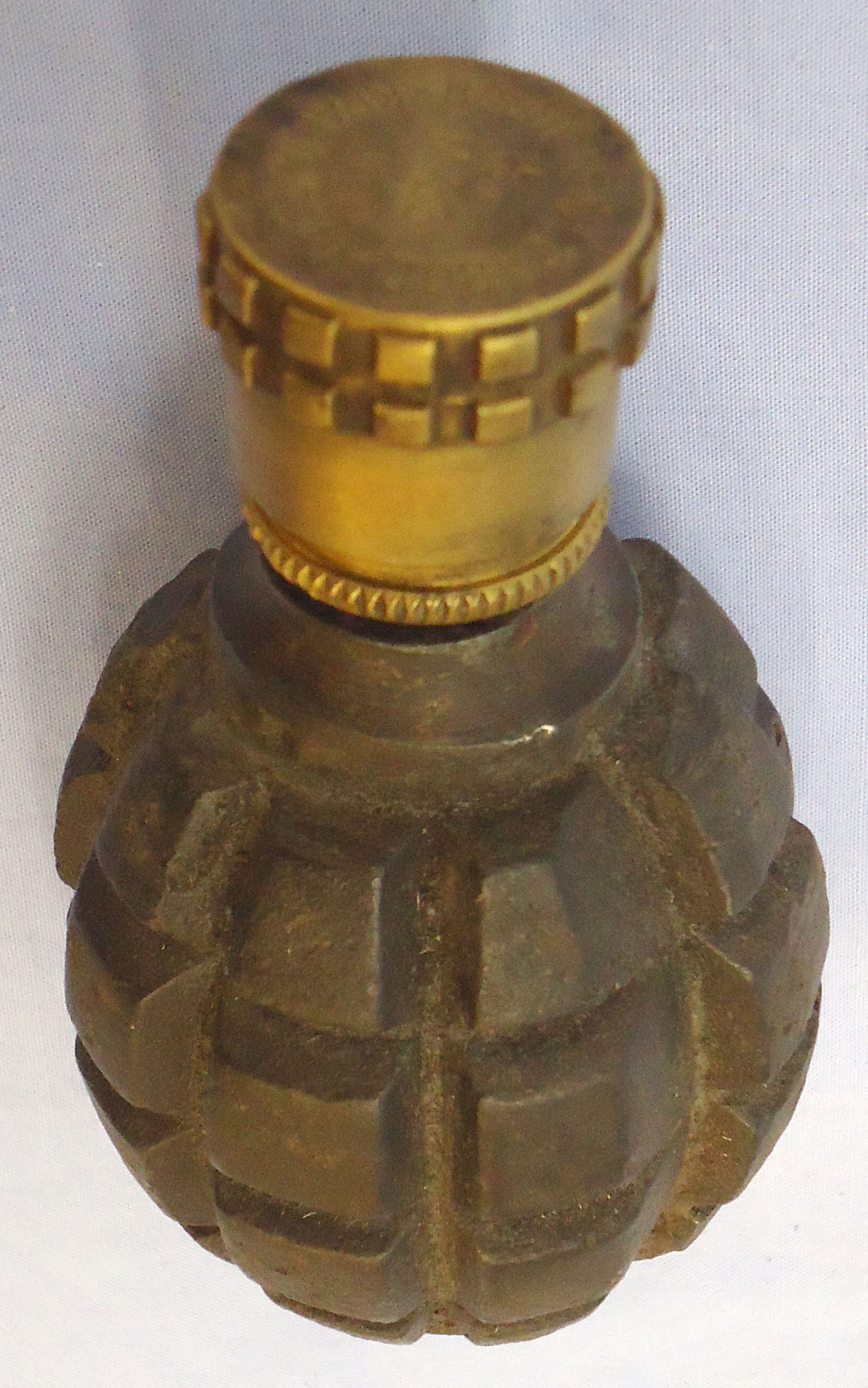  INERT DEACTIVATED. WW2, Yugoslavian, 1940 Dated, M38 Offensive Hand Grenade. - O 2075 INERT DEACTIVATED. WW2, Yugoslavian, 1940 Dated, M38 Offensive Hand Grenade. - O 2075  Other Ammunition