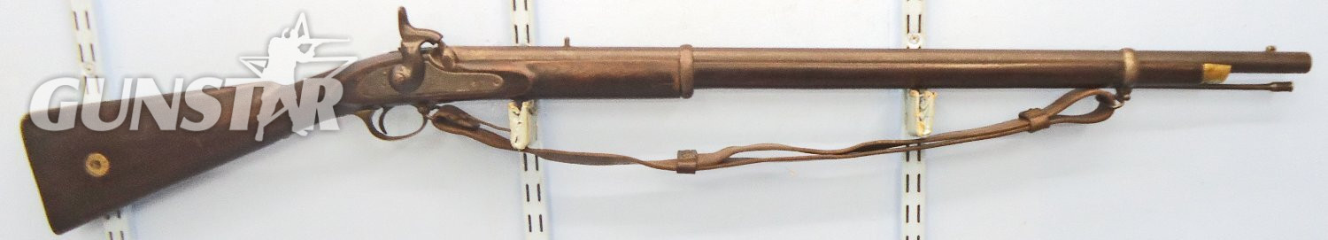 Royal Small Arms Factory (Enfield) Enfield, Pattern 1858, Native Sergeants, Smoothbore .650” Percussion Musket, Marked to the Excise & Salt Protectorate. Sn - 22426:14 Single Shot .65 Cal Muzzleloader Rifle - {CATEGORY} in 