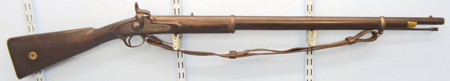 Royal Small Arms Factory (Enfield) Enfield, Pattern 1858, Native Sergeants, Smoothbore .650” Percussion Musket, Marked to the Excise & Salt Protectorate. Sn - 22426:14 Single Shot .65 Cal Muzzleloader Rifle - {CATEGORY} in 