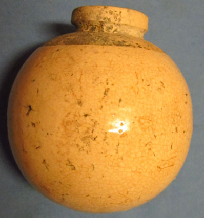Japanese Type 4 Ceramic Fragmentation Hand Grenade Japanese Type 4 Ceramic Fragmentation Hand Grenade Antique & Militaria
