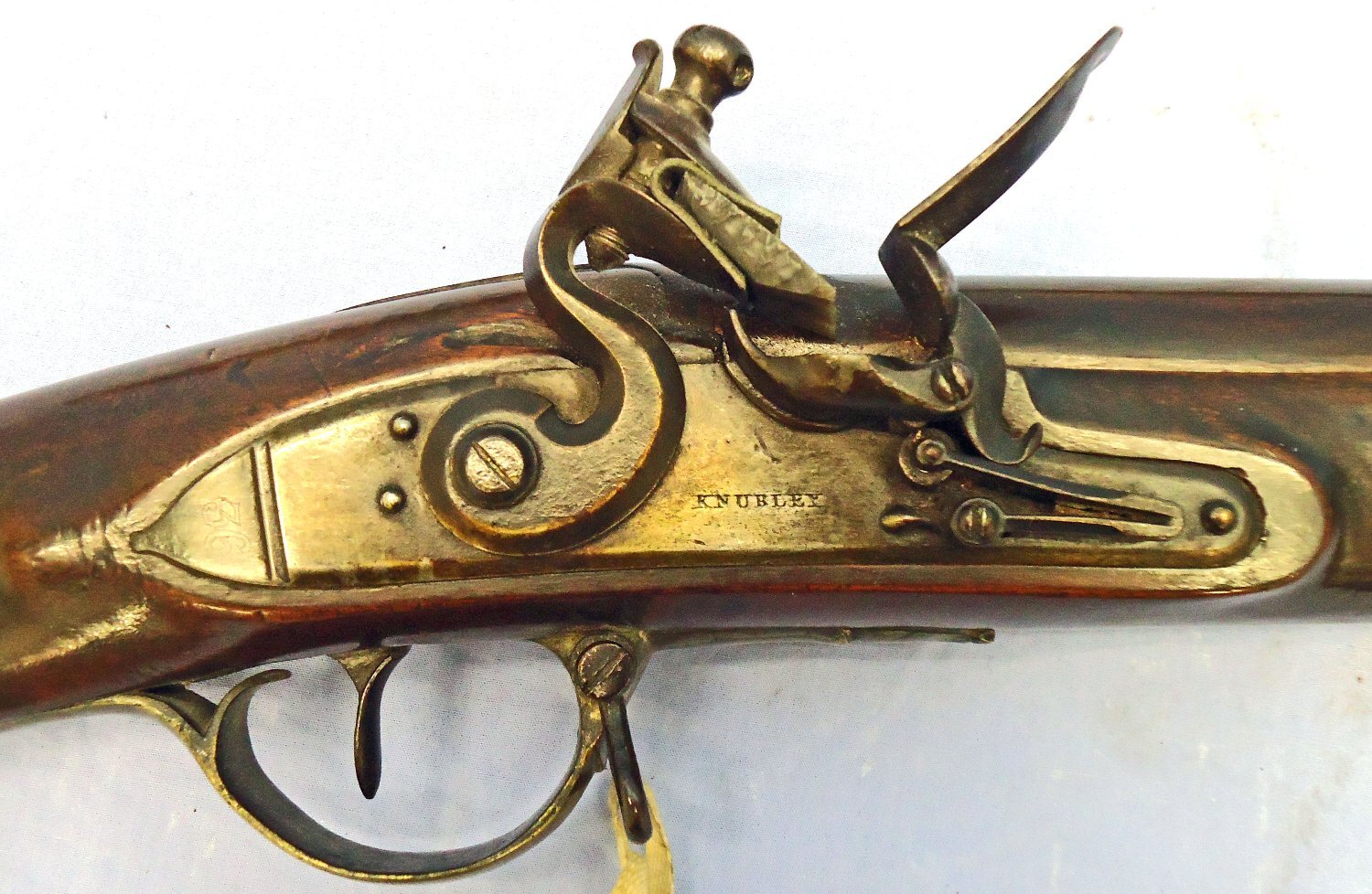 Napoleonic War Era, Fine Quality, Duke of Richmond’s Pattern Musket, Short Land Pattern, Brown Bess .75 inch Calibre, Smooth Bore Antique Musket & Bayonet to the Thoresby Volunteers, Pierrepont Family Engraved Escutcheon ex Thoresby Hall Collection.Sn - Napoleonic War Era, Fine Quality, Duke of Richmond’s Pattern Musket, Short Land Pattern, Brown Bess .75 inch Calibre, Smooth Bore Antique Musket & Bayonet to the Thoresby Volunteers, Pierrepont Family Engraved Escutcheon ex Thoresby Hall Collection.Sn - Muzzleloader Various Rifle 