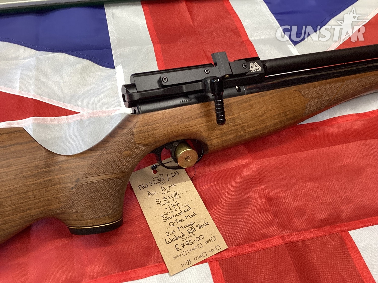 Air Arms S510 CARBINE WALNUT  .177 in 