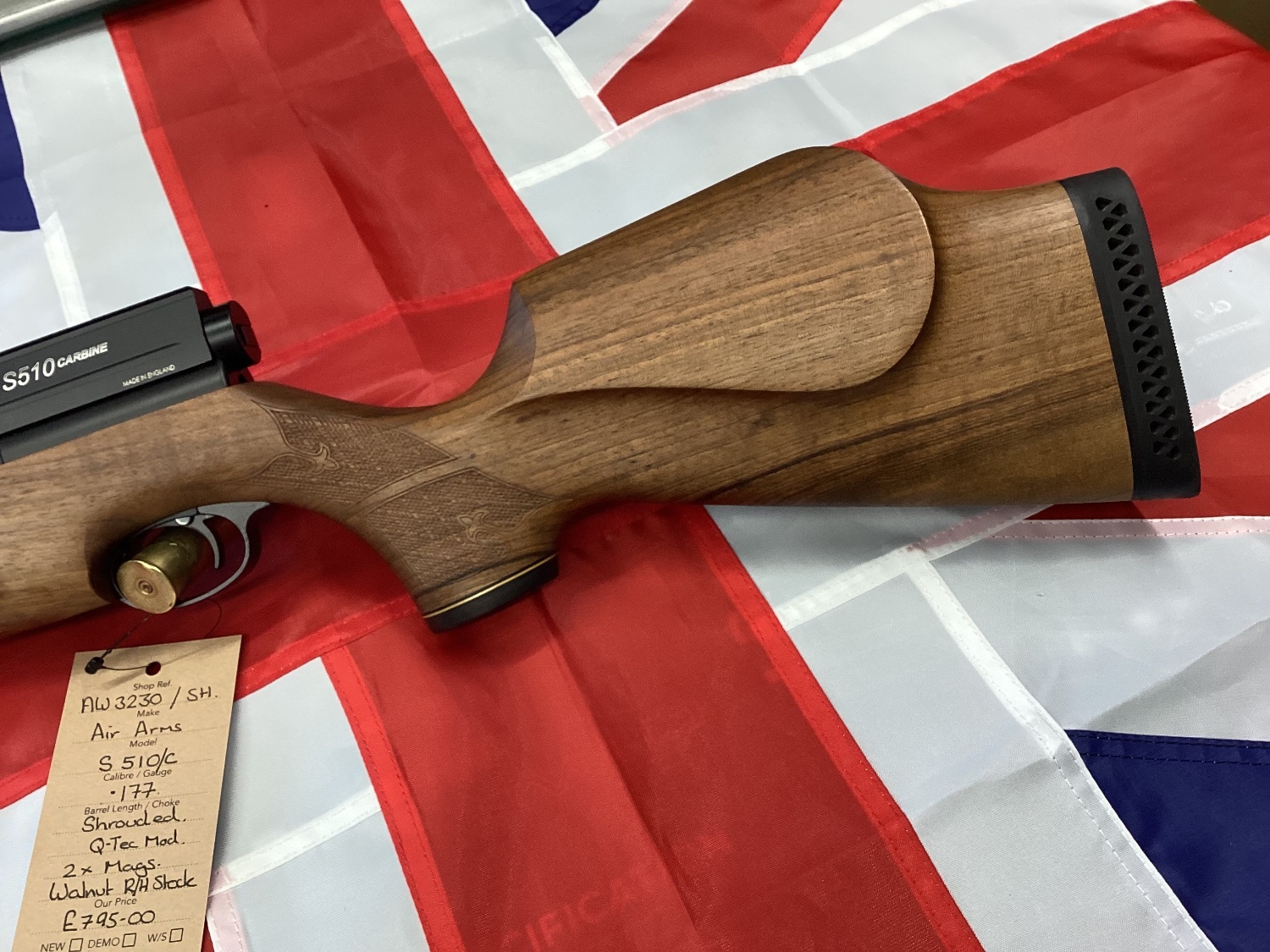 Air Arms S510 CARBINE WALNUT  .177 - {CATEGORY}
