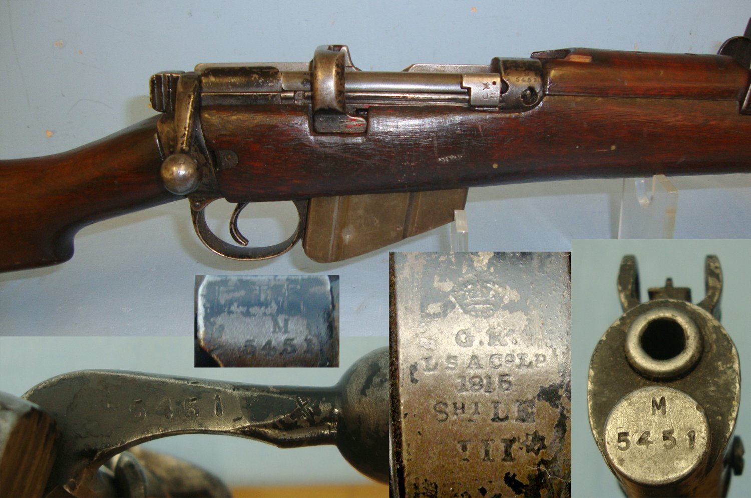London Small Arms VERY EARLY UK 1986 DEACTIVATION CERTIFICATED** Sn 21608:1 Bolt Action None Rifle