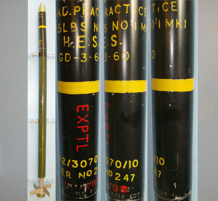 INERT DEACTIVATED. British Air To Ground Unguided Aircraft Rocket With 3.25 lbs  INERT DEACTIVATED. British Air To Ground Unguided Aircraft Rocket With 3.25 lbs  Antique & Militaria