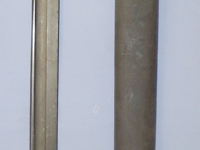 British WWII RAF Lanchester SMG Bayonet with Scabbard and Frog. BAYO 390. Bayonet