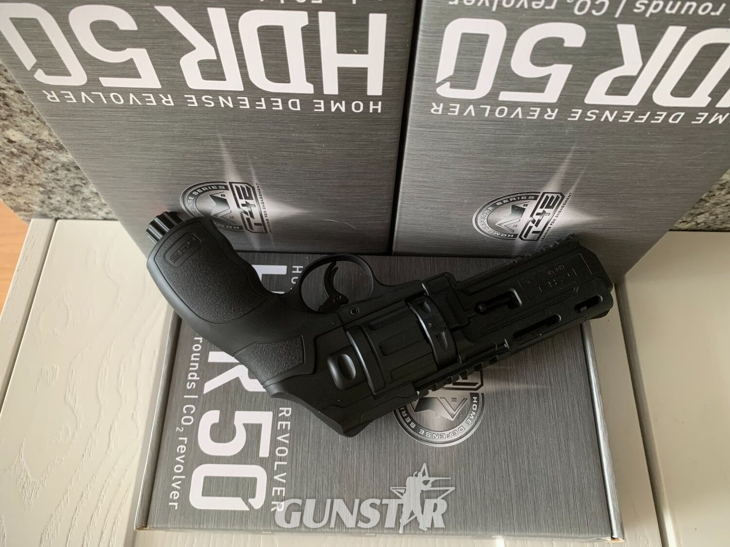 Umarex Home Defense Revolver (Paintball) plus rubber rounds and CO2 None Paintball Gun in 