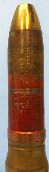 INERT DEACTIVATED. British, 1944 Dated, 20mm Hispano-Suiza (20x110) HS 404 Aircraft Cannon High Explosive Incendiary (HEI) Round. - O 1818 INERT DEACTIVATED. British, 1944 Dated, 20mm Hispano-Suiza (20x110) HS 404 Aircraft Cannon High Explosive Incendiary (HEI) Round. - O 1818  Other Ammunition - {CATEGORY}