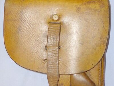 Rare* French Foreign Legion & WW2 Era Tan/ Sand Leather Holster for Large Frame MAB Semi-Automatic Service Pistols. Sn 10536. Rare* French Foreign Legion & WW2 Era Tan/ Sand Leather Holster for Large Frame MAB Semi-Automatic Service Pistols. Sn 10536. Antique & Militaria
