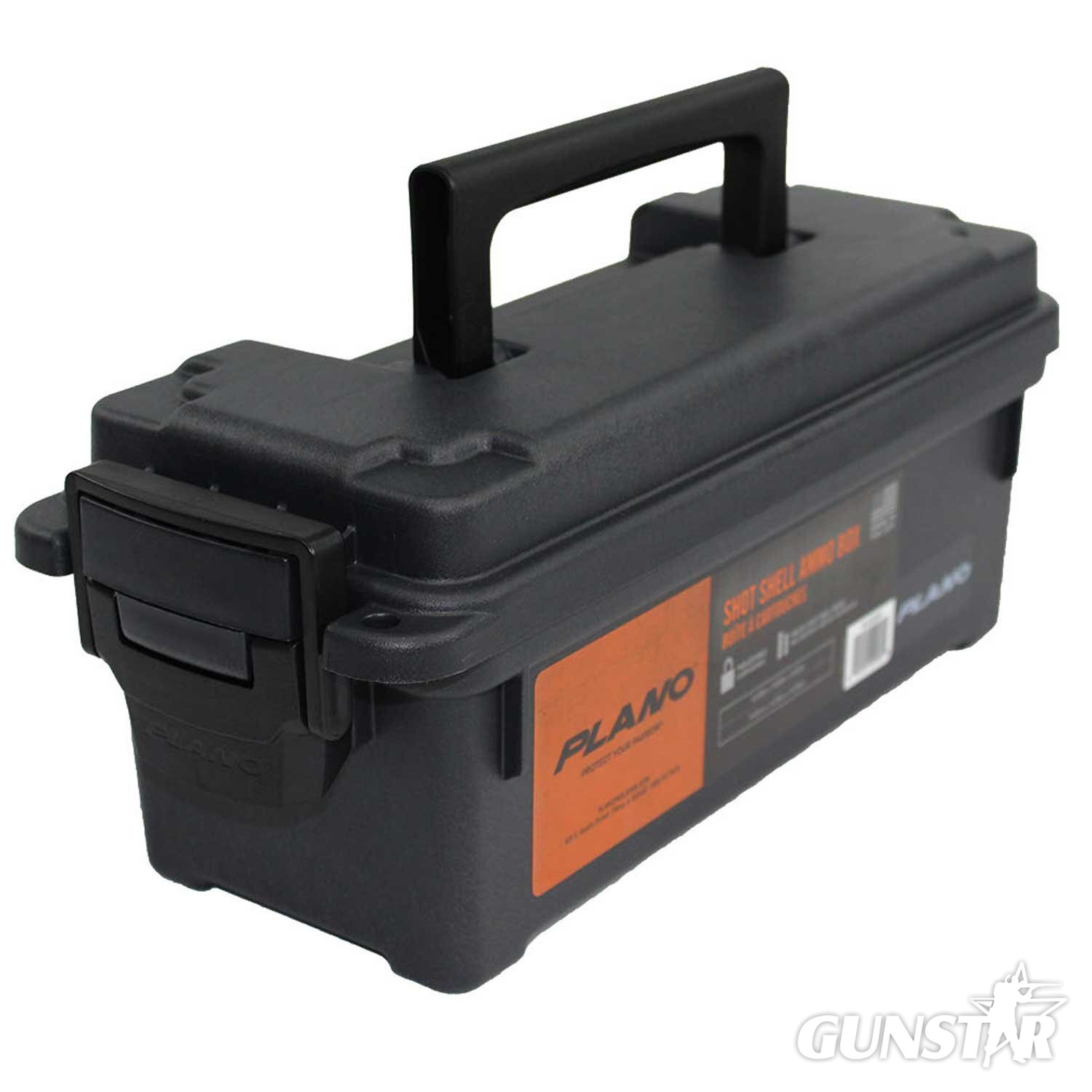 Plano Shot Shell Ammo Box, Compact, Black Care & Storage in 