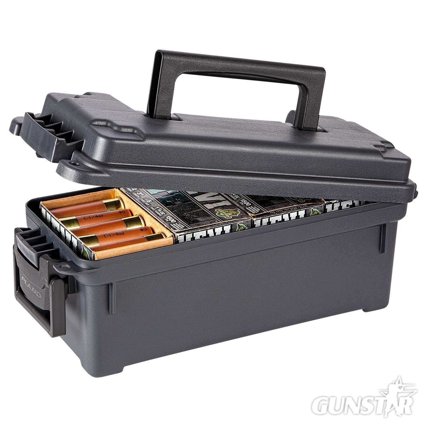 Plano Shot Shell Ammo Box, Compact, Black Care & Storage - {CATEGORY} in 