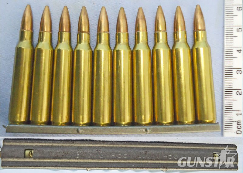 INERT DEACTIVATED. American Armalite AR 15, .223 (5.56mm*45) NATO, 10 Round Stripper Clip Containing 10 Ball Rounds. - O 2287Om INERT DEACTIVATED. American Armalite AR 15, .223 (5.56mm*45) NATO, 10 Round Stripper Clip Containing 10 Ball Rounds. - O 2287 Various Other Ammunition in 