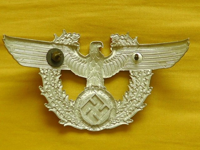 Unknown German Civil Police Shako Eagle Antique & Militaria