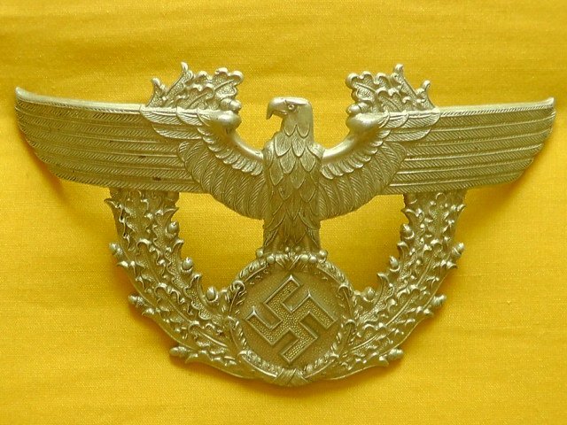 Unknown German Civil Police Shako Eagle Antique & Militaria - {CATEGORY} in 