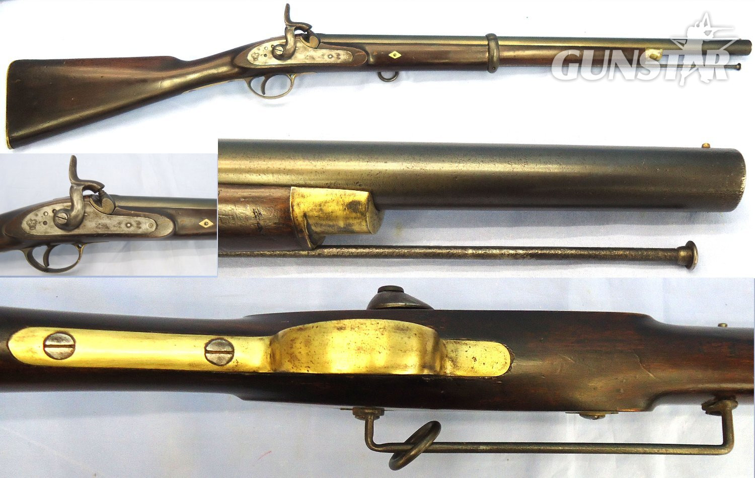 Victorian, British Army in Indian, Light Cavalry.65 Calibre, Smooth Bore, Antique Percussion Carbine with Saddle Bar and Ring. Sn 23424 Victorian, British Army in Indian, Light Cavalry.65 Calibre, Smooth Bore, Antique Percussion Carbine with Saddle Bar and Ring. Sn 23424 Single Shot Various Rifle in 