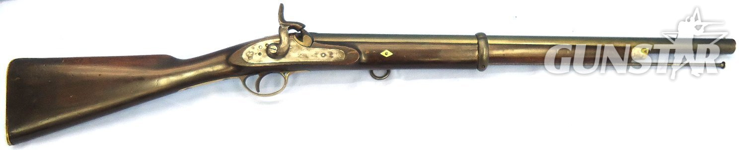 Victorian, British Army in Indian, Light Cavalry.65 Calibre, Smooth Bore, Antique Percussion Carbine with Saddle Bar and Ring. Sn 23424 Victorian, British Army in Indian, Light Cavalry.65 Calibre, Smooth Bore, Antique Percussion Carbine with Saddle Bar and Ring. Sn 23424 Single Shot Various Rifle - {CATEGORY} in 