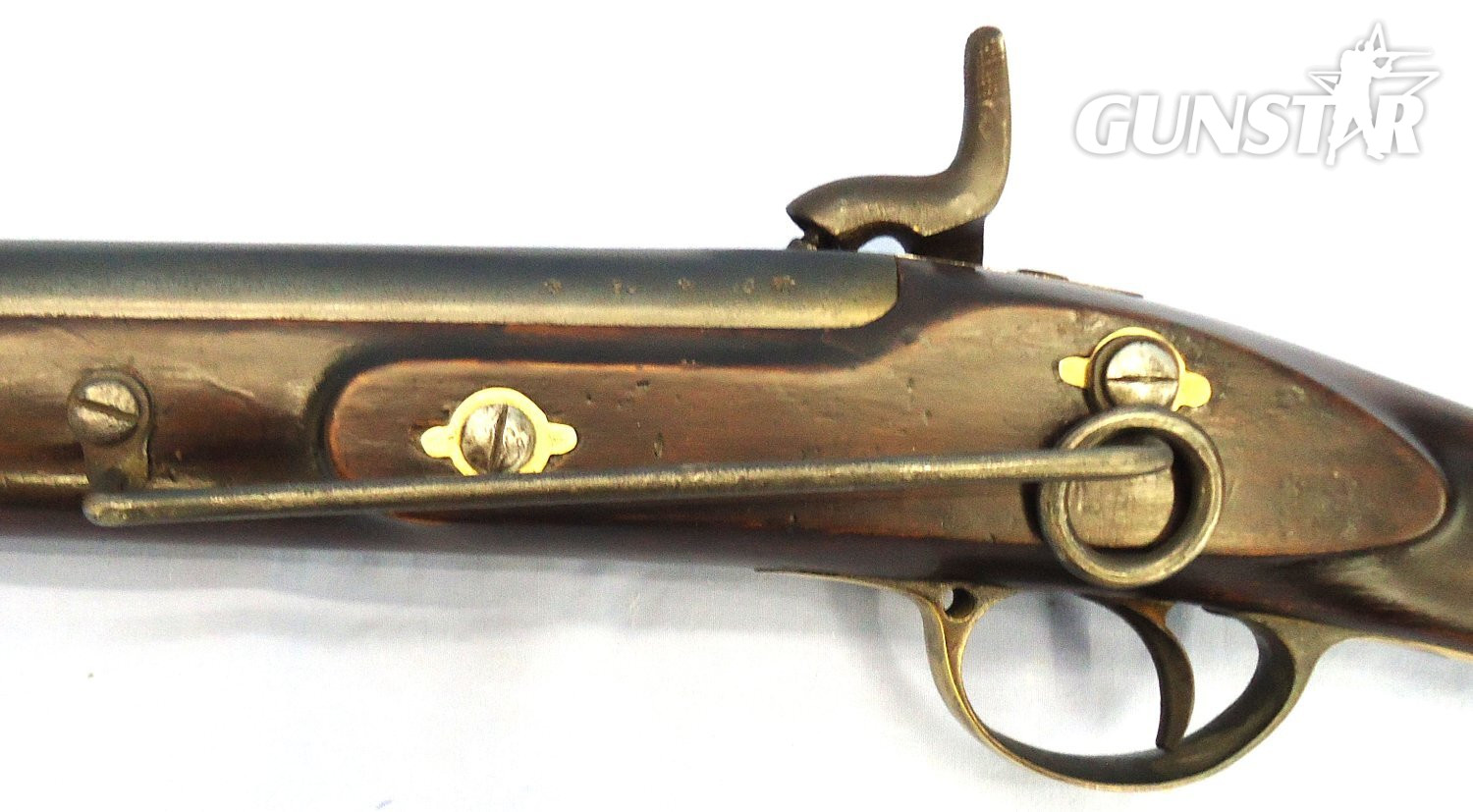 Victorian, British Army in Indian, Light Cavalry.65 Calibre, Smooth Bore, Antique Percussion Carbine with Saddle Bar and Ring. Sn 23424 Victorian, British Army in Indian, Light Cavalry.65 Calibre, Smooth Bore, Antique Percussion Carbine with Saddle Bar and Ring. Sn 23424 Single Shot Various Rifle 
