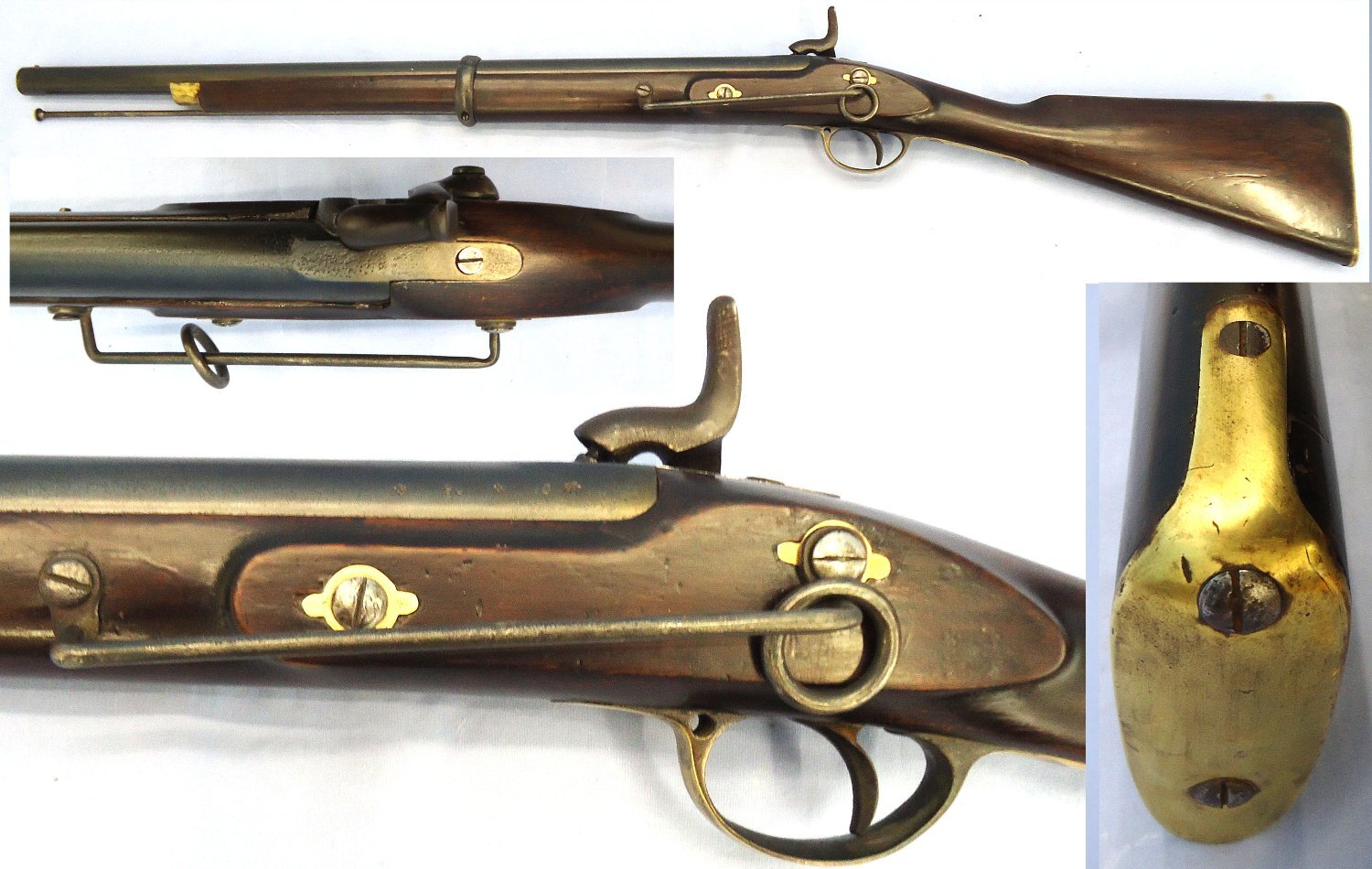 Victorian, British Army in Indian, Light Cavalry.65 Calibre, Smooth Bore, Antique Percussion Carbine with Saddle Bar and Ring. Sn 23424 Victorian, British Army in Indian, Light Cavalry.65 Calibre, Smooth Bore, Antique Percussion Carbine with Saddle Bar and Ring. Sn 23424 Single Shot Various Rifle