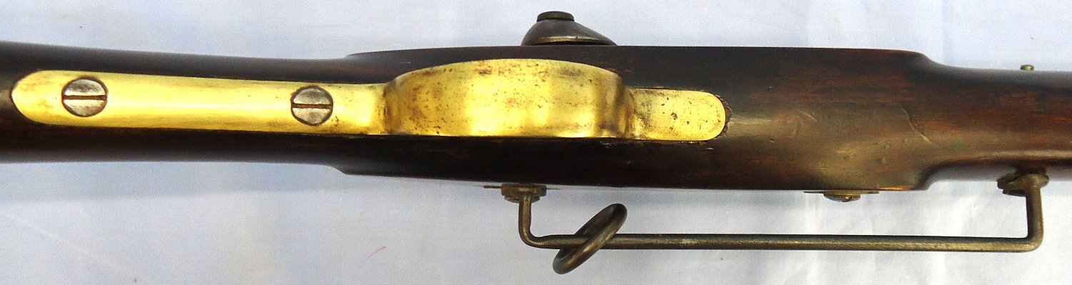 {CATEGORY} - Victorian, British Army in Indian, Light Cavalry.65 Calibre, Smooth Bore, Antique Percussion Carbine with Saddle Bar and Ring. Sn 23424 Victorian, British Army in Indian, Light Cavalry.65 Calibre, Smooth Bore, Antique Percussion Carbine with Saddle Bar and Ring. Sn 23424 Single Shot Various Rifle