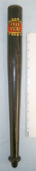 1830-1837 William IV Ebonised Wood Police Truncheon With Hand Painted Royal Cypher Antique & Militaria