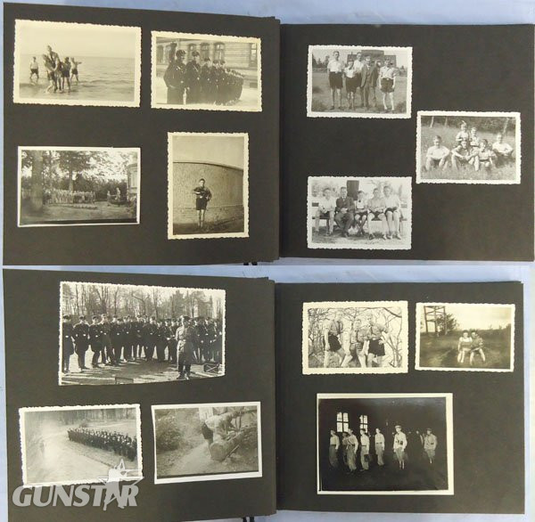 WW2 Nazi German Hitler Youth Photograph Album containing 50 Original Photographs. Sn - 22883 WW2 Nazi German Hitler Youth Photograph Album containing 50 Original Photographs. Sn - 22883 Antique & Militaria