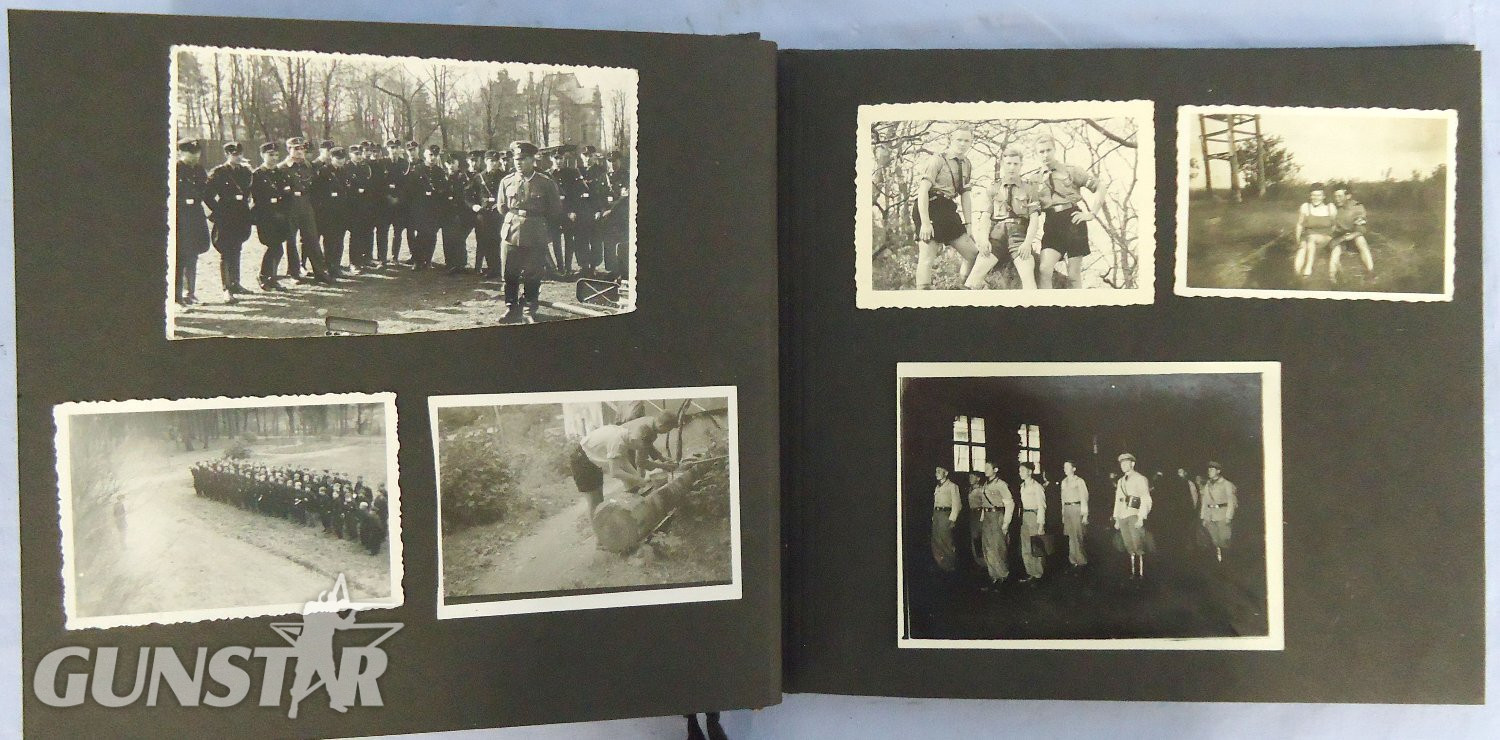 WW2 Nazi German Hitler Youth Photograph Album containing 50 Original Photographs. Sn - 22883 WW2 Nazi German Hitler Youth Photograph Album containing 50 Original Photographs. Sn - 22883 Antique & Militaria 