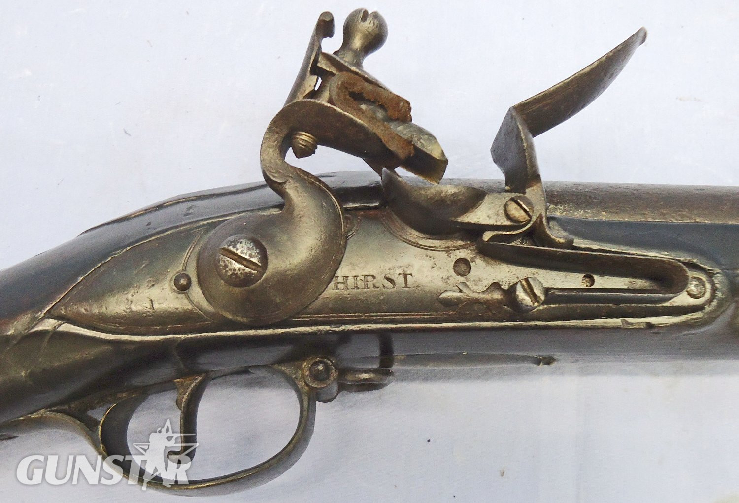 American War of Independence Era**Extremely Rare .67 Pistol Bore Officers Fusil Brown Bess, Number 7 by Hirst. Sn - 23230:2 American War of Independence Era**Extremely Rare .67 Pistol Bore Officers Fusil Brown Bess, Number 7 by Hirst. Sn - 23230:2 Muzzleloader Various Rifle 