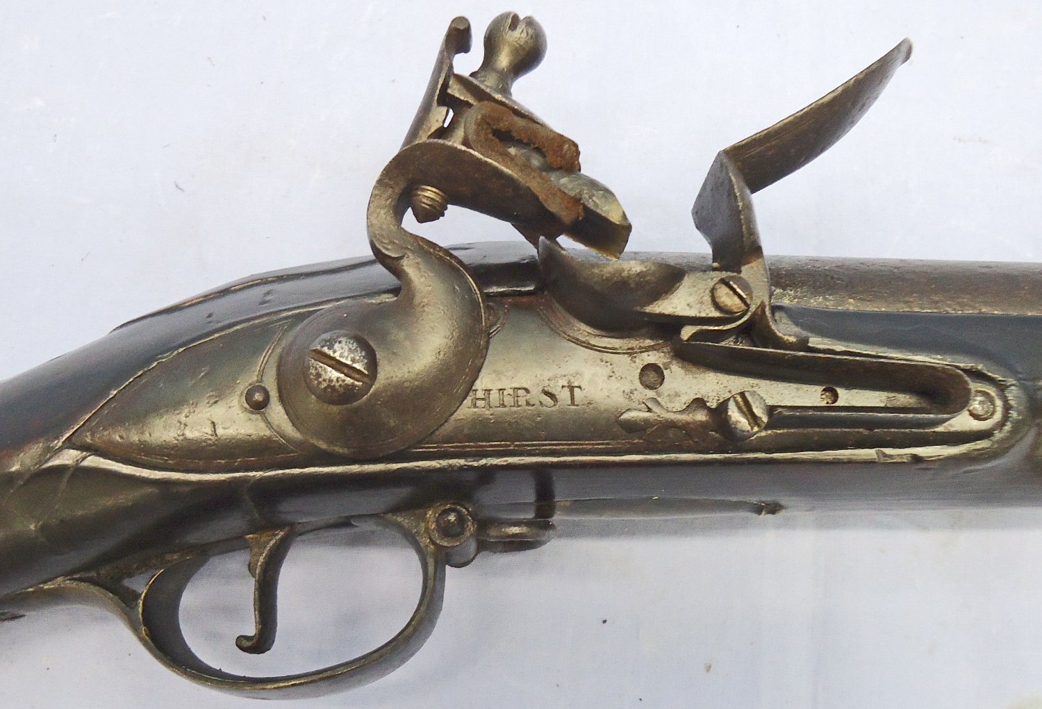 American War of Independence Era**Extremely Rare .67 Pistol Bore Officers Fusil Brown Bess, Number 7 by Hirst. Sn - 23230:2 American War of Independence Era**Extremely Rare .67 Pistol Bore Officers Fusil Brown Bess, Number 7 by Hirst. Sn - 23230:2 Muzzleloader Various Rifle 