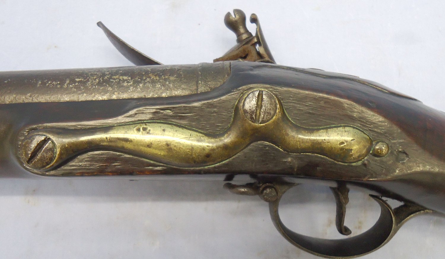 {CATEGORY} - American War of Independence Era**Extremely Rare .67 Pistol Bore Officers Fusil Brown Bess, Number 7 by Hirst. Sn - 23230:2 American War of Independence Era**Extremely Rare .67 Pistol Bore Officers Fusil Brown Bess, Number 7 by Hirst. Sn - 23230:2 Muzzleloader Various Rifle in 
